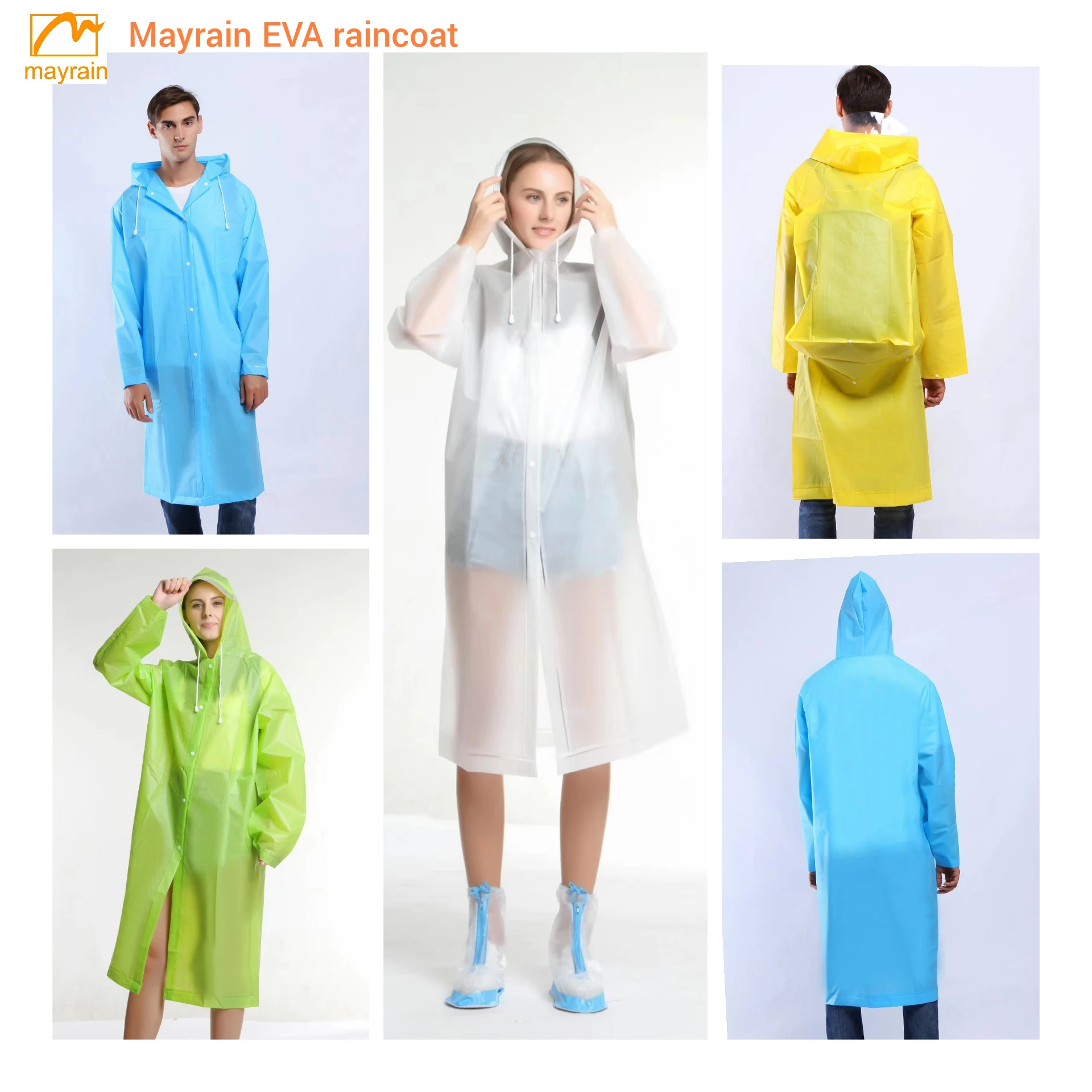 High quality manufacturer rain poncho reflect eva raincoat for motorcycle