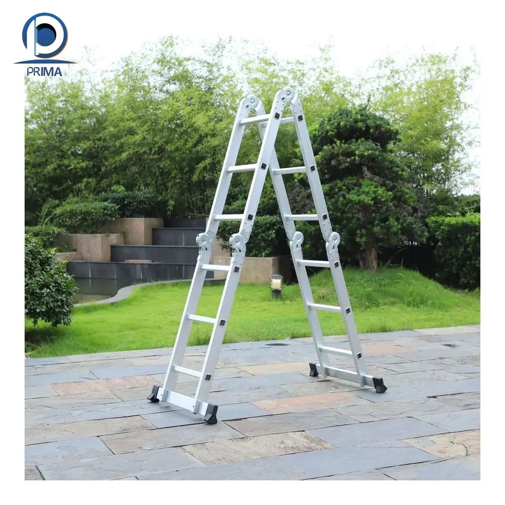 Prima New Design Multi-Purpose Scaffold Ladder Aluminum Telescopic Ladders