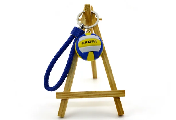Custom Logo Wholesale Cheap High Quality Volleyball /Balls Keychain