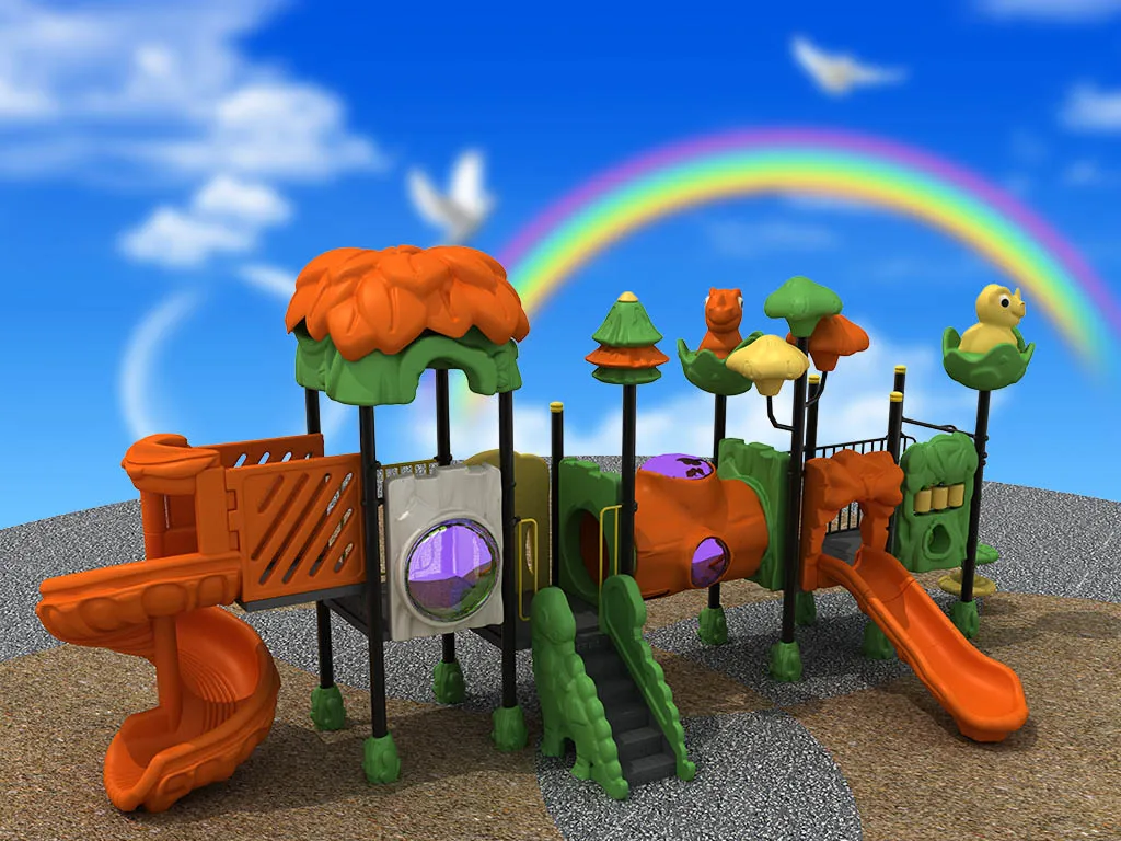 Wholesale children kindergarten outdoor kids small plastic playground equipment for sell