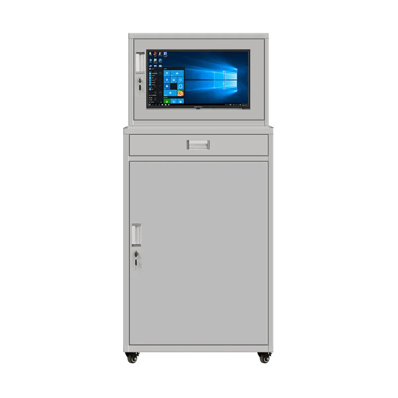 China-made sheet metal processing customized pc industrial computer cabinet monitoring chassis cabinet integrated machine