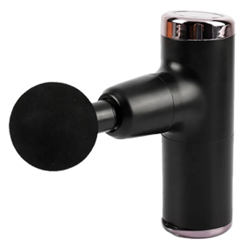 
Colored percussion electric body mini fascia gun massager gun with 4 heads 