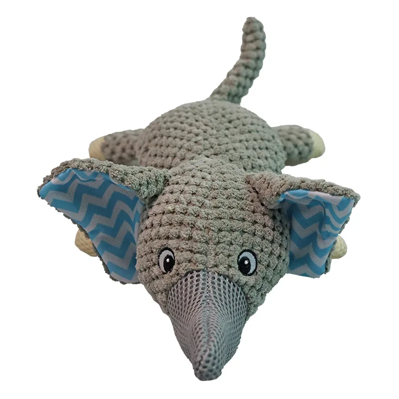 2023 New Arrival Pet Dog Toys Bulk Knit Soft Plush Stuffed Chew Squeaky Cute Bunny Dog Luxury Toys Pet supplies