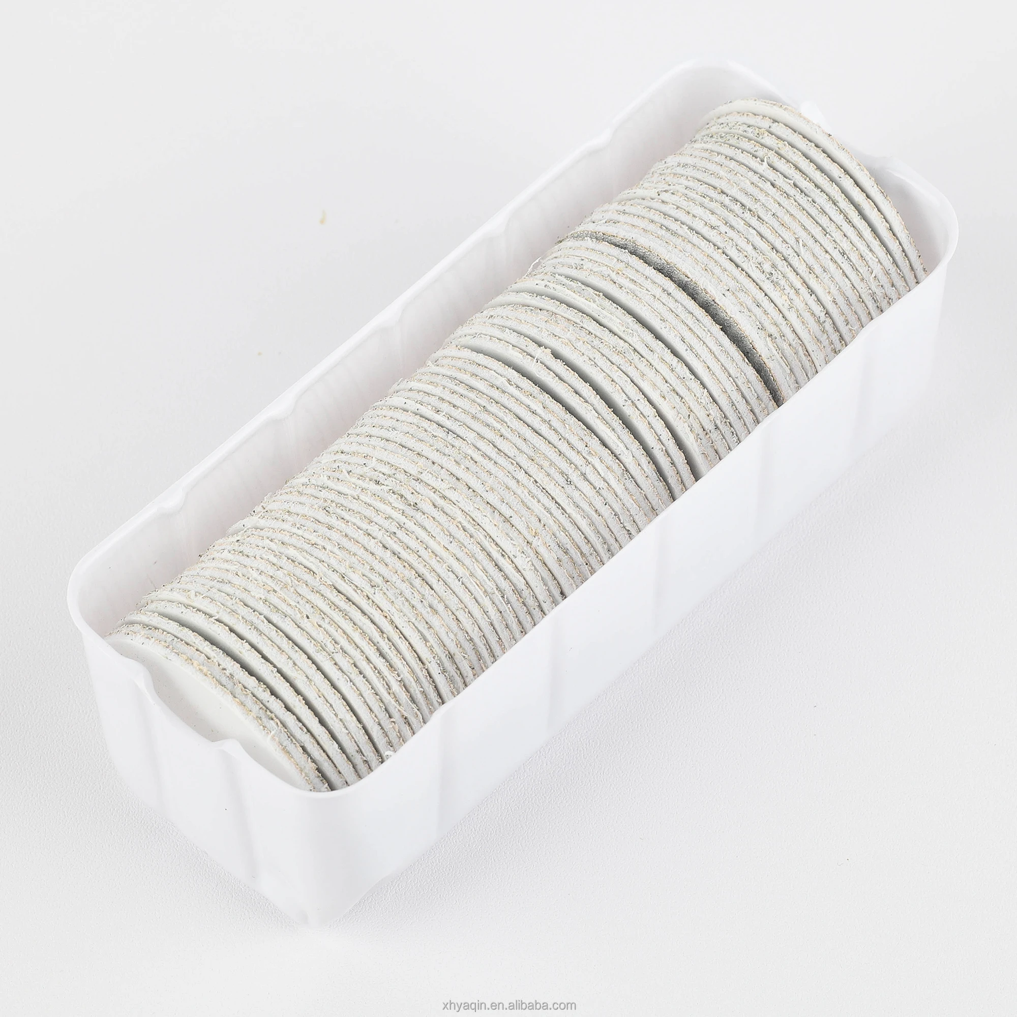 42mm Callus Skin Remover Sand Paper Discs White Zebra 60pcs/box Pedicure Replacement Round Sanding Paper For Electric Foot File