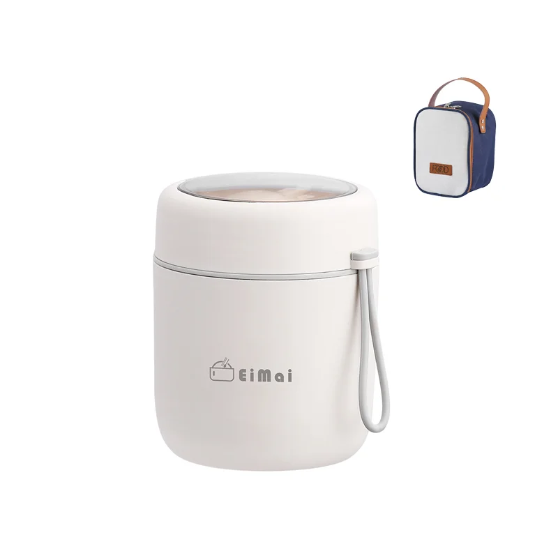 Large Capacity Porridge Soup Breakfast Cup Food Jar Flask Thermal Insulated Stainless Steel Lunch Box for Kids with Spoon