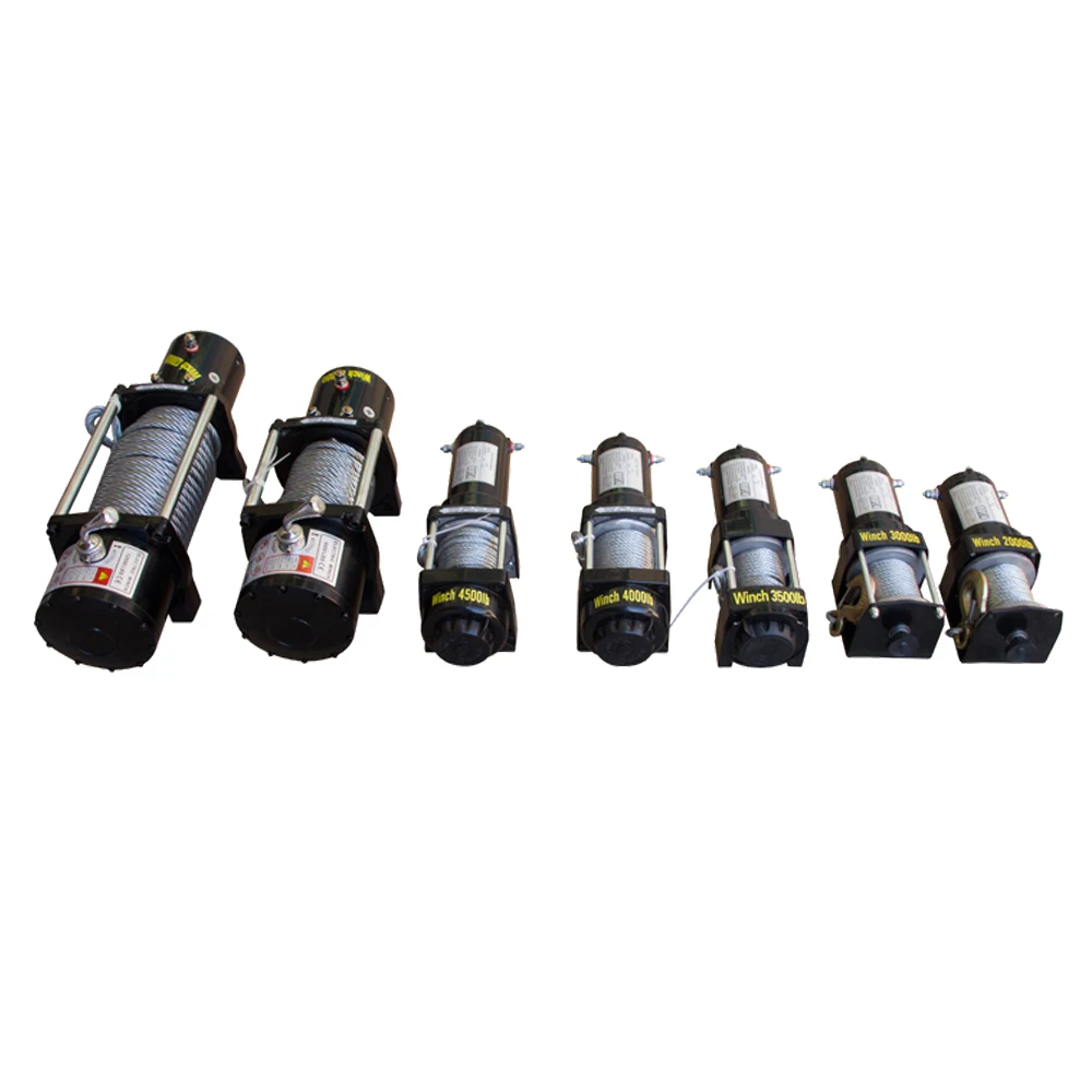 High Speed Portable Auto 12v Electric Hydraulic Winch for Car