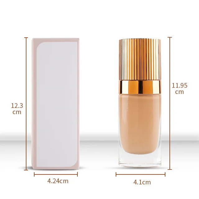 Wholesale Vegan Make up Foundation Long Lasting Full Coverage Liquid Matte Foundation Cream No Logo