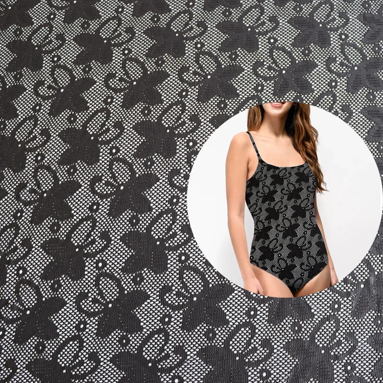 Butterfly Recycled  Swim Fabric  152 cm  Width  Polyester  90%  Spandex 10%   Swimming Pool Fabric