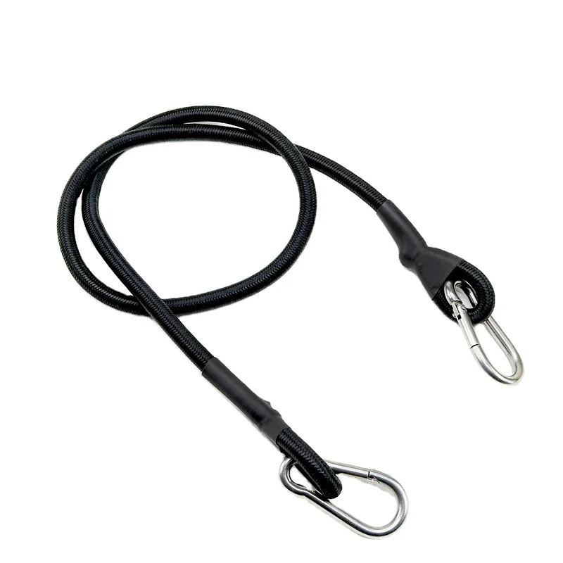 Outdoor Gear Heavy Duty Bungee Cords Mutli Length Elastic Rubber Strong Shock Bungee Cord with Carabiner  Hook