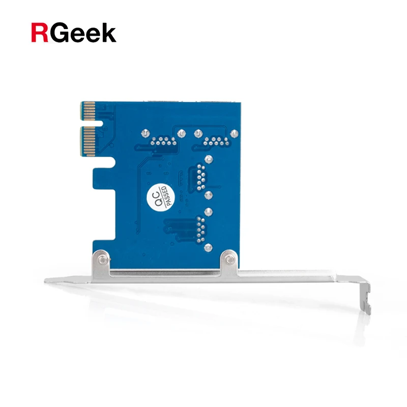  RGeek BTC Майнер биткоинов Майнинг PCIe от 1 до 4 16X карта Райзер PCI-E 1X USB 3 0 адаптер Порт