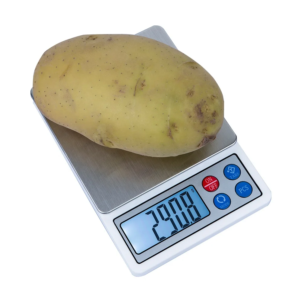 Бытовые водонепроницаемые электронные кухонные весы высокой точности, 1 г, также можно использовать для взвешивания ювелирных изделий и лекарств