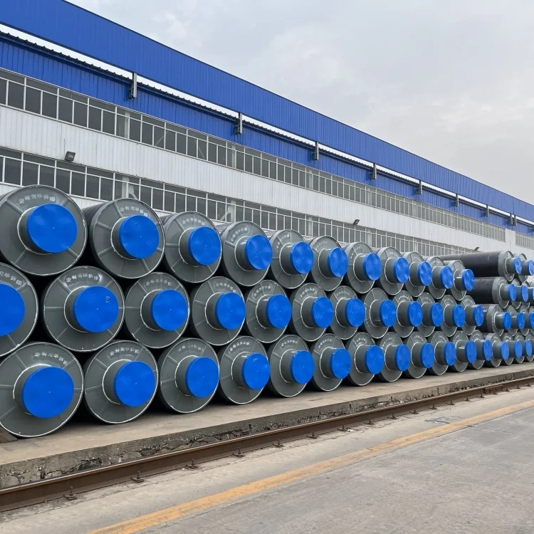 glass wool insulation wrapped steel sleeve jacket steam steel pipe for high temperature heat resistant
