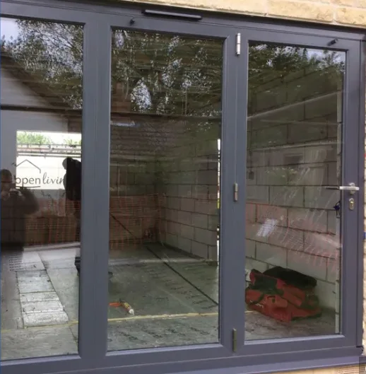 Thermal Break Insulated new products energy efficient Inward inner open triple glass fire rated glass exterior front entry doors