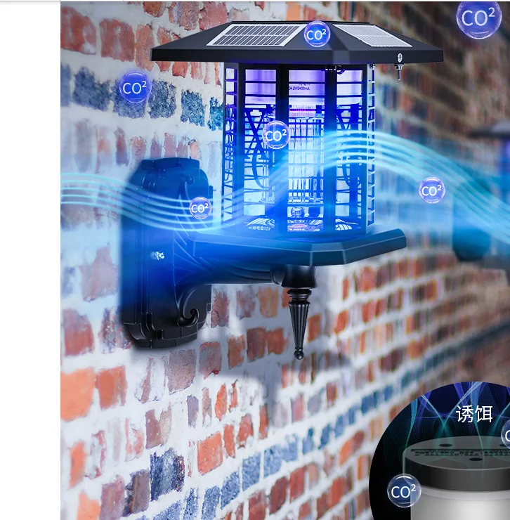 
2021 новый дизайн, водонепроницаемая ловушка для насекомых, лампа на солнечной энергии, USB зарядка, автоматическое рабочее освещение, украшение для сада 