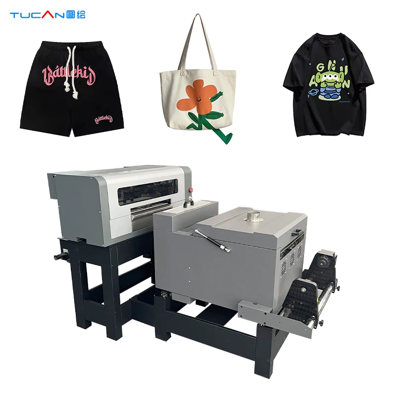 A2 42cm size textile fabrics  printer  smart touch screen DIY pet film industrial dtf printer
