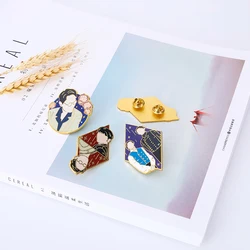 Best manufacturing Custom stained glass metal unique hard enamel pin on lapel pin