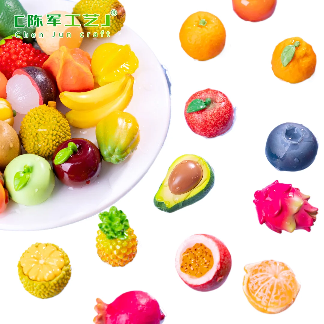 chenjun landscape simulation Fire fruit lotus mist large food play diy decoration blind bag accessories sma