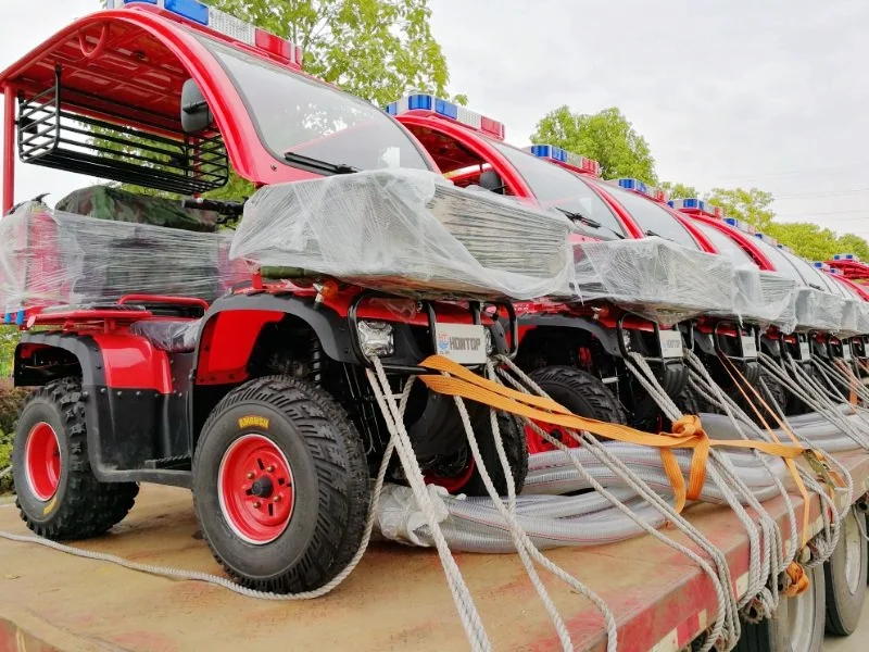 Fire Motorcycle Four Wheel Drive Motorcycle Fire  Fighting truck with Water Mist Pump for Price