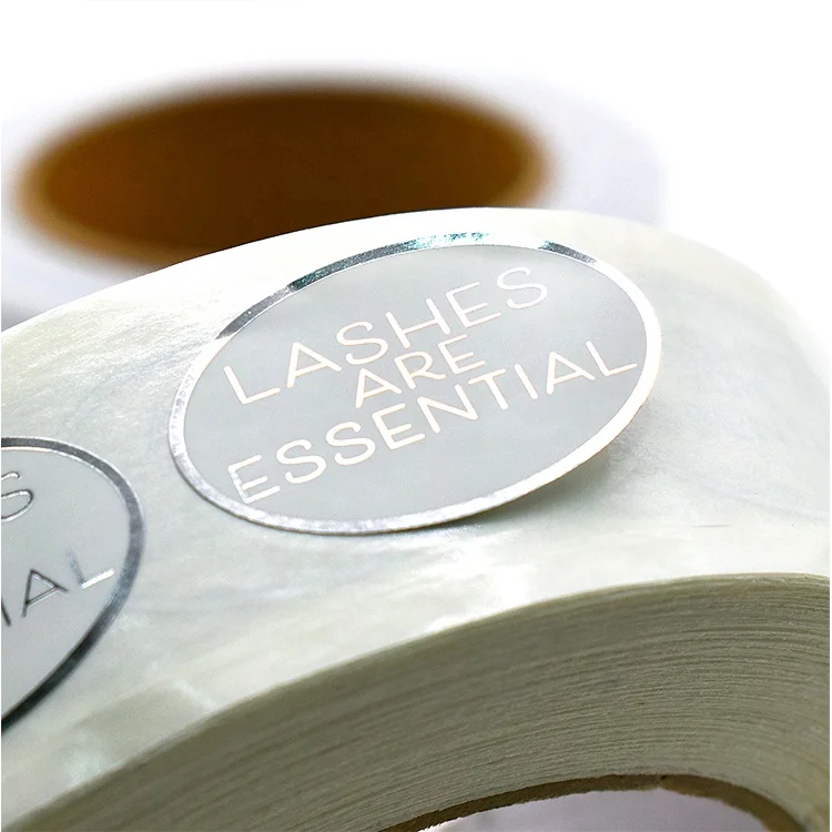 Custom packaging labels round roll sticker paper waterproof packing custom adhesive sticker for business gift