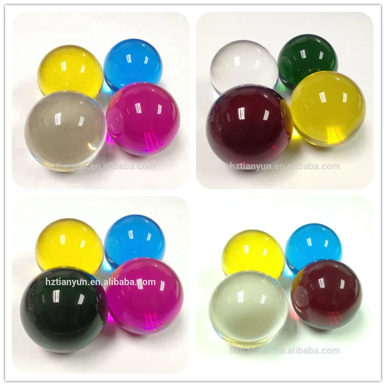 Resin ball  50mm acrylic ball red green blue resin sphere solid color acrylic ball