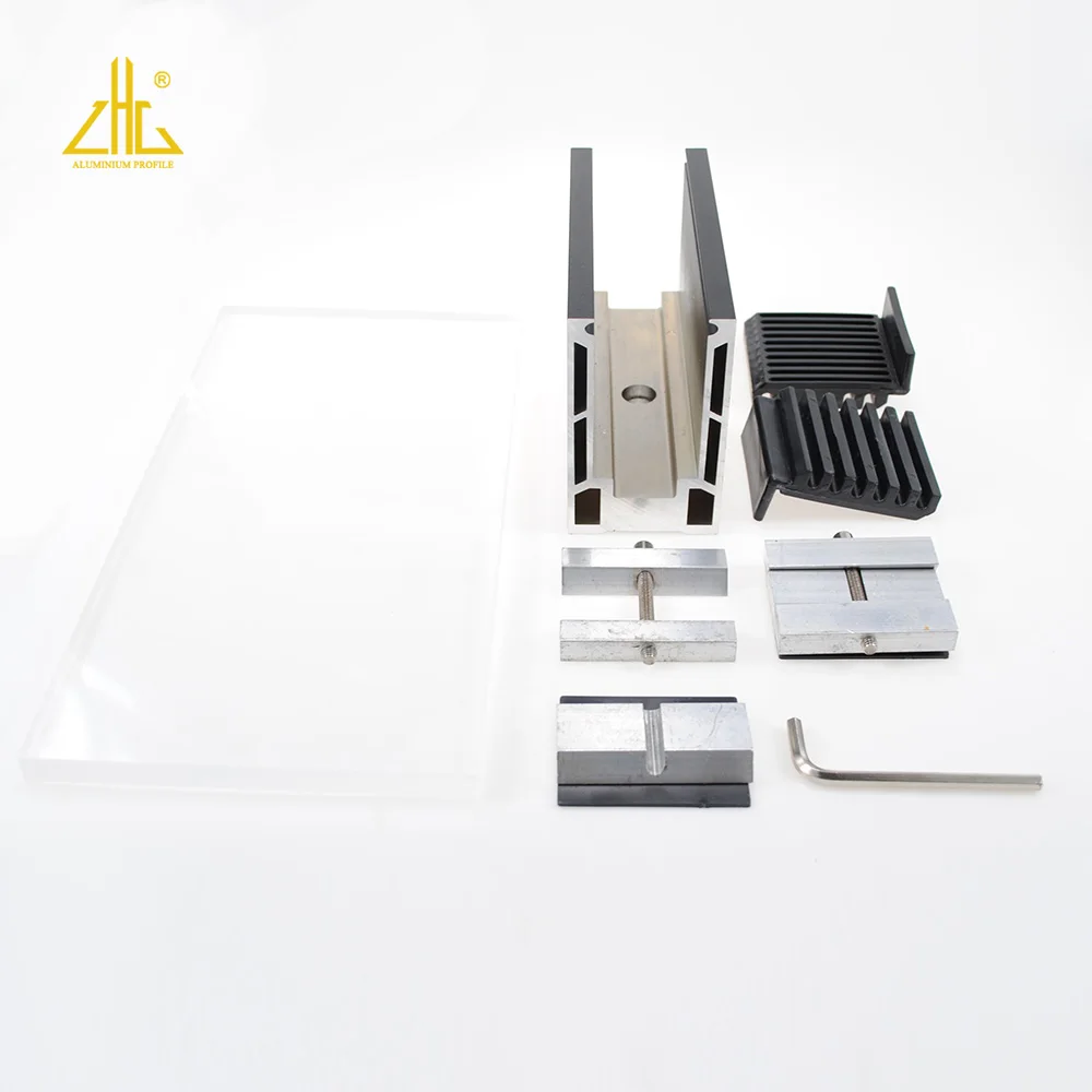 Octagon aluminum profile , aluminium profile for glass railing , 6061T6 anodized aluminium extrusion for hydrofoil kiteboarding