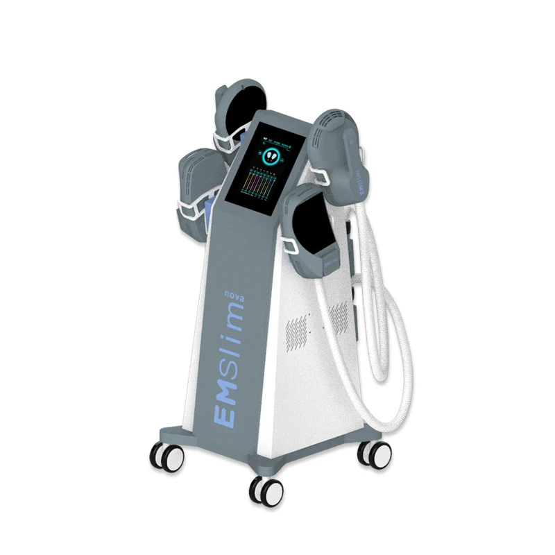 Newest 13 tesla hi-met 6000W emslim nova body sculpting machine 4 handles emslim nova neo rf body sculpting machine