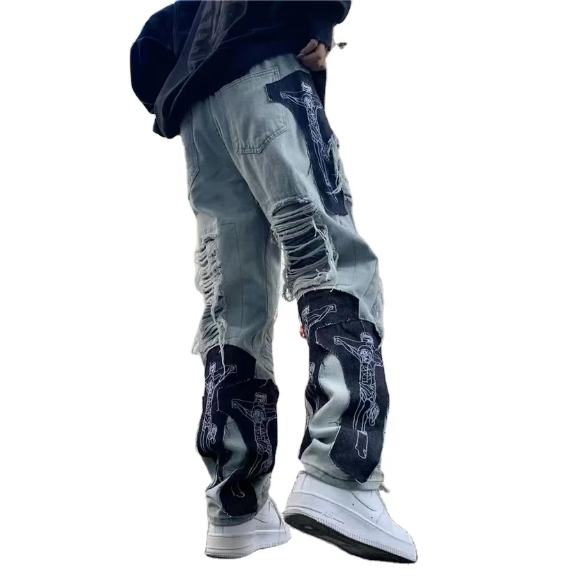 Мужские рваные джинсы StreetLux