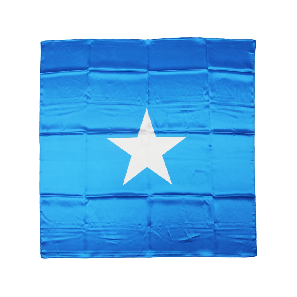 paris 2024 sports games scarf polyester square digital printing design LOGO satin custom National Flag scarf