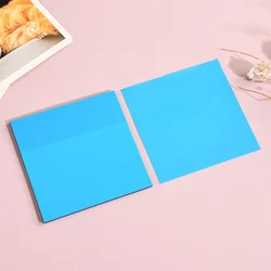 50 листов Творческий прозрачная ПЭТ-Memo Pad разместил его бумаги для заметок на клейкой основе планировщик наклейка Блокнот Школьные принадлежности