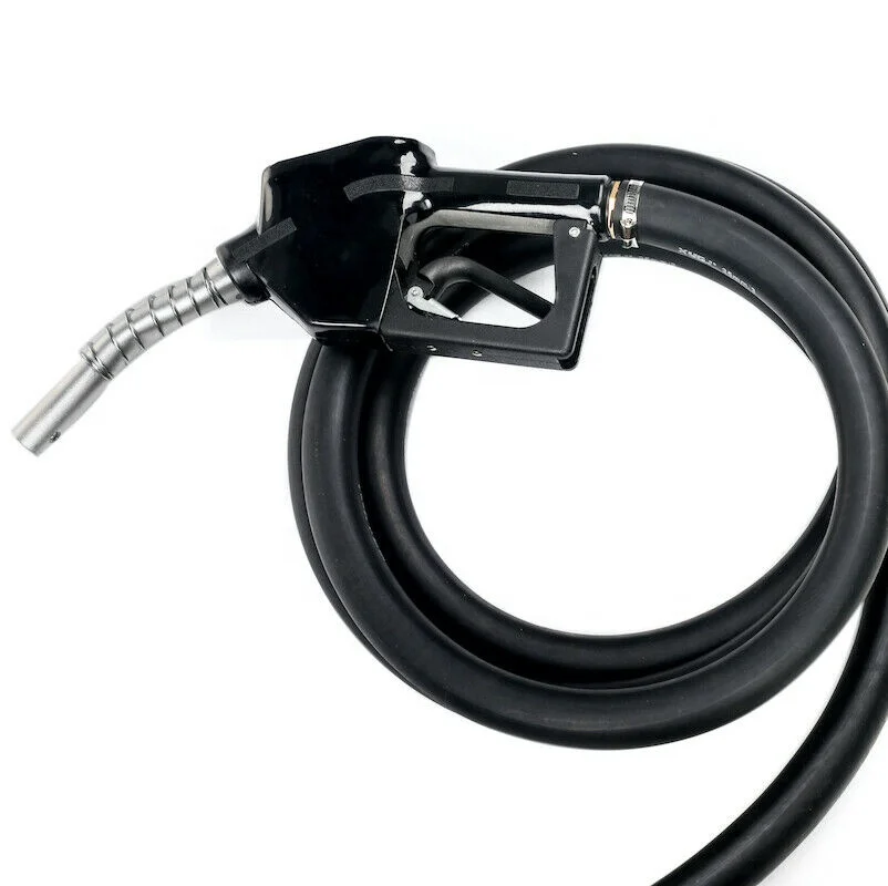 Trupow Portable 20GPM/80LPM Electric DC 12V Diesel Fuel Transfer Pump Kit Includes Automatic Nozzle Delivery Suction Hose