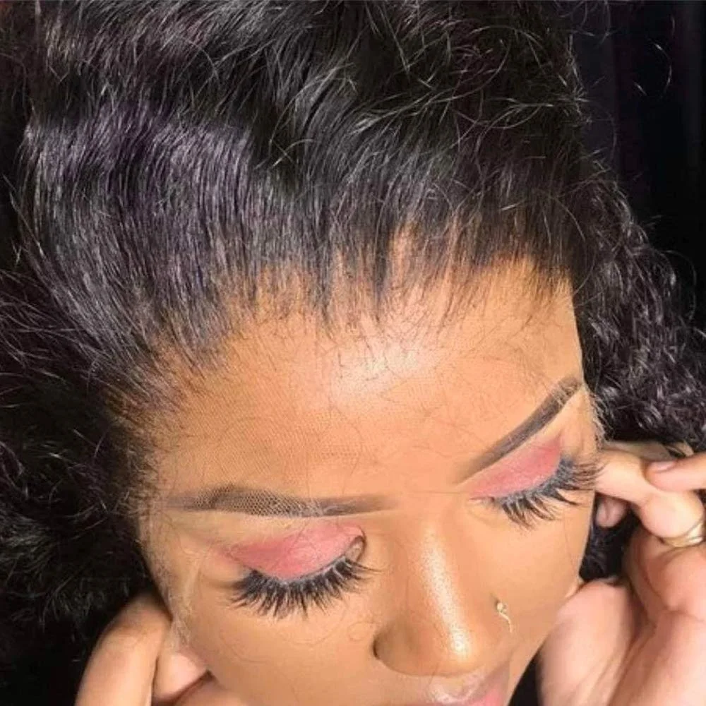 Fuxin Wholesale Glueless Kinky Straight Wig Human Hair Lace Front Hd Lace Frontal Wig Raw Vietnamese Hair Wigs for Black Women