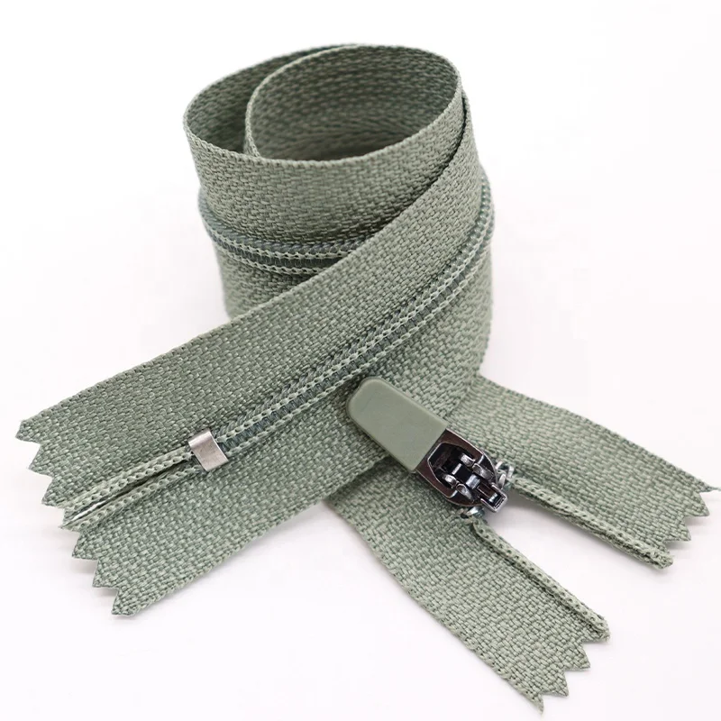 close end lock-puller nylon zipper for sport short zipper for pocket cycling zipper