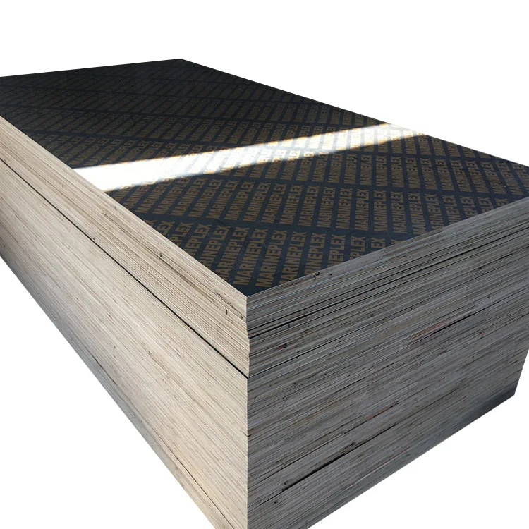 high quality custom two times press wooden film faced plywood 18mm shuttering plywood sheets for concrete work