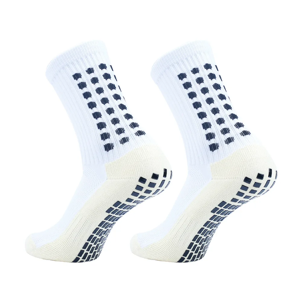 Kangyi Breathable Athletic Grip Socks Football Custom logo Non Slip Anti-slip Mid Calf Soccer Socks