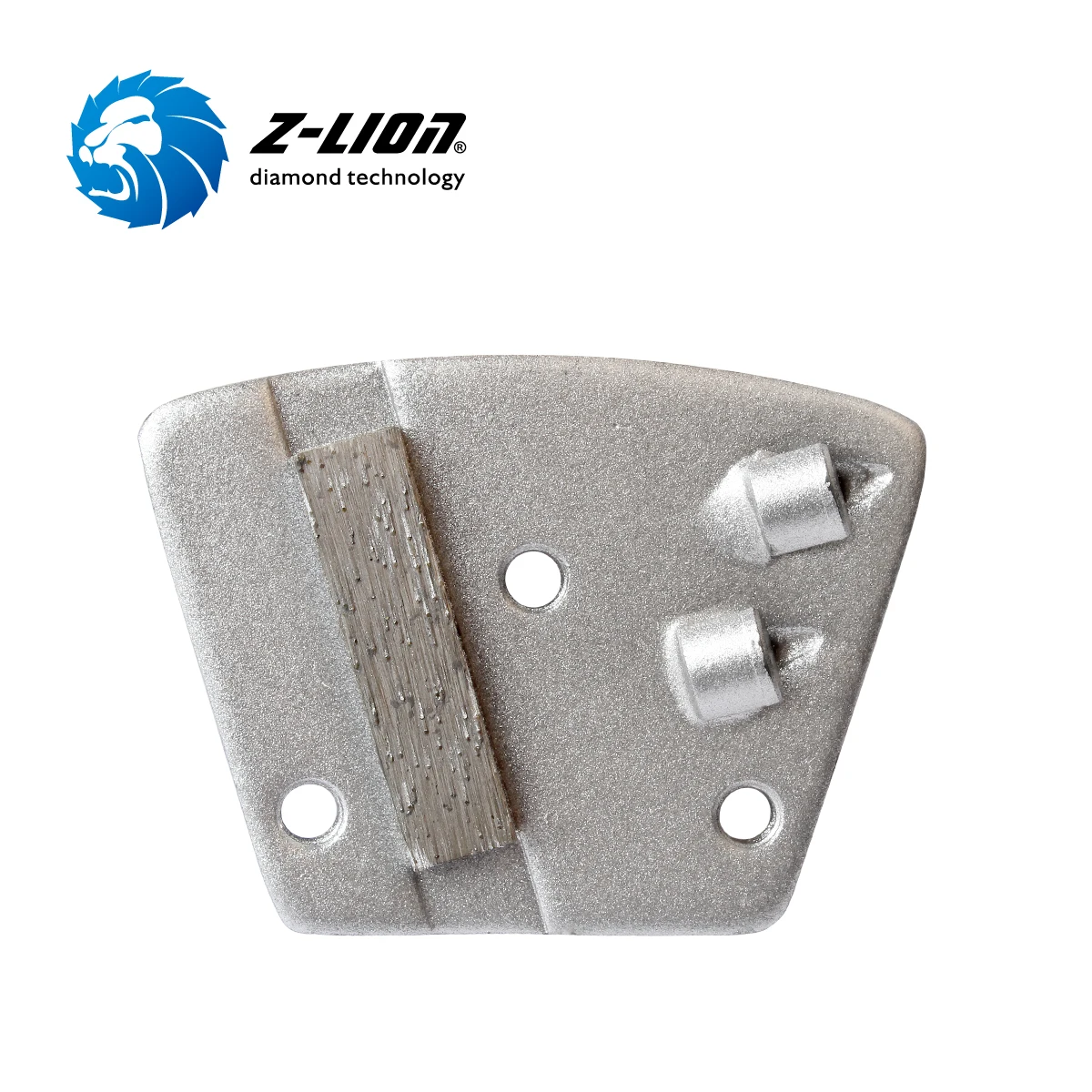 Z LION High Quality Trapezoid Diamond Metal Bond PCD Pad for Floor Scraper