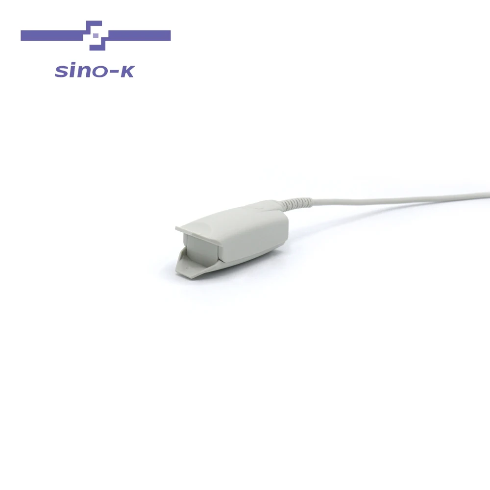 GE-Marquette Spo2 Sensor, Adult finger clip, 3 m, 11 pin, NE Tech, Dash 2000/3000/4000