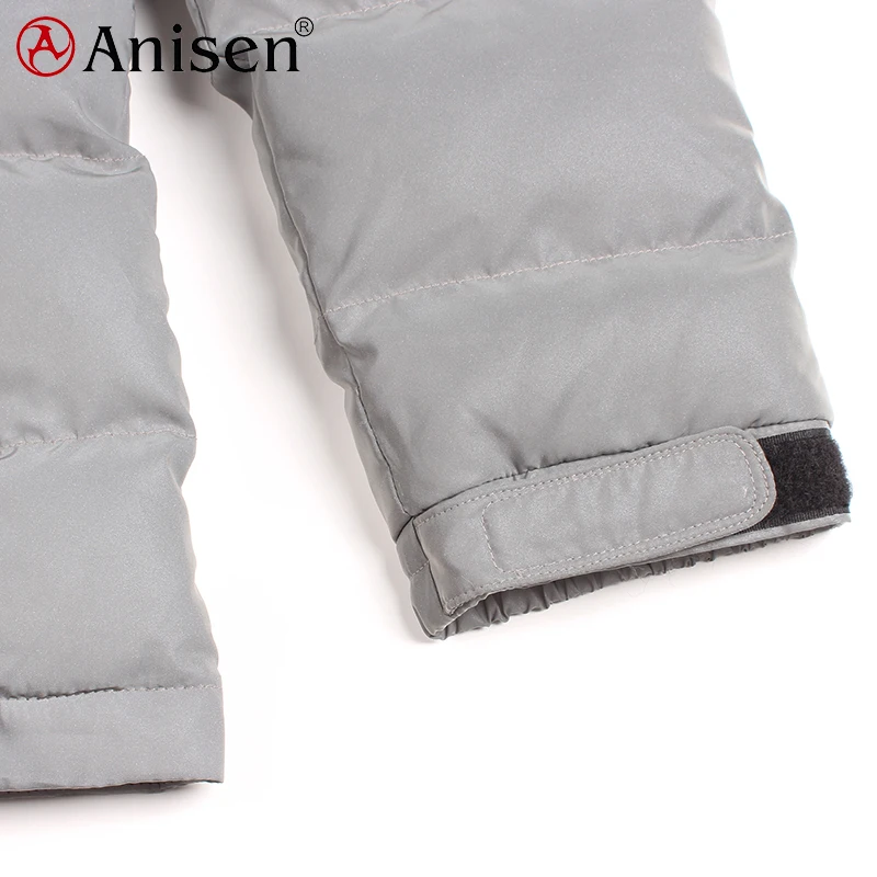 
keep warm windproof waterproof plus size jacket 3M reflective down look puffer man winter reflective jacket 