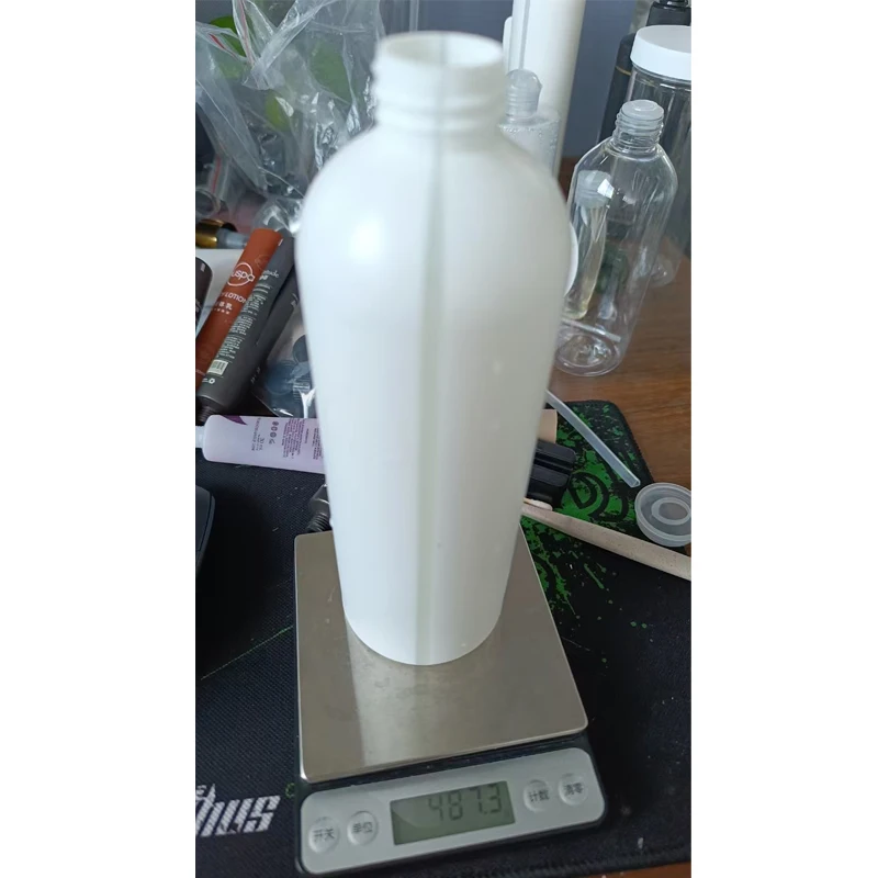 Wholesale 16 oz White HDPE Pump Soap Bottle With Side-View Window Polyethylene plastic spray bottles with 28/410 Neck Cap Spray
