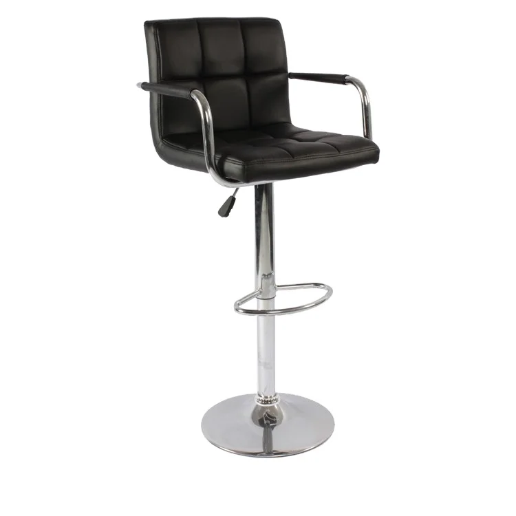 
High Quality Comfortable Latticed Bar Stool With Armrest 