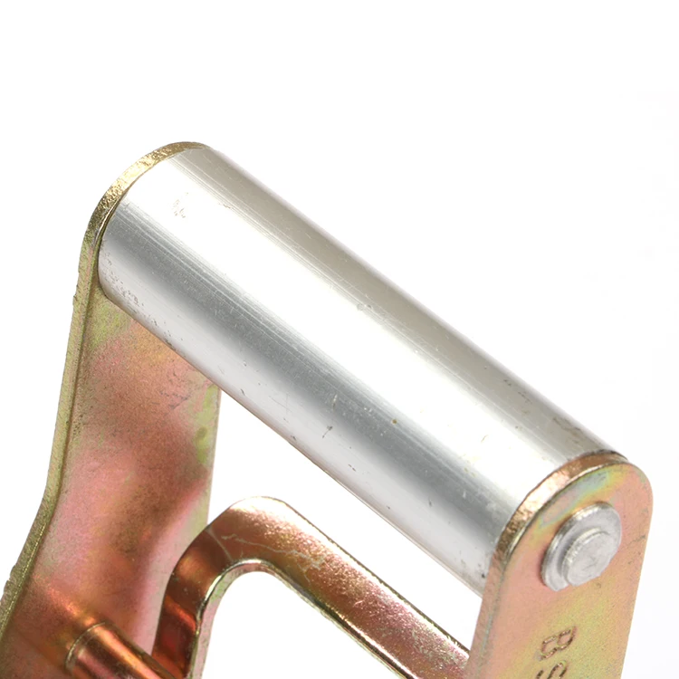 Yellow Zinc Plated Ratchet Buckle Manufacturer for ratchet strap