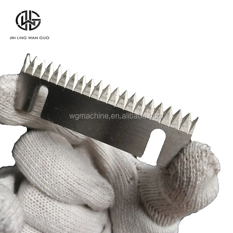 Зубчатое лезвие для упаковочной машины из нержавеющей стали WGJ 65*30*1,5 мм