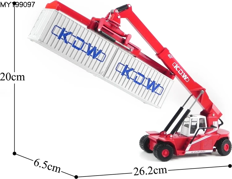 high quality 1:50 scale Kids diecast container reach stacker for sale