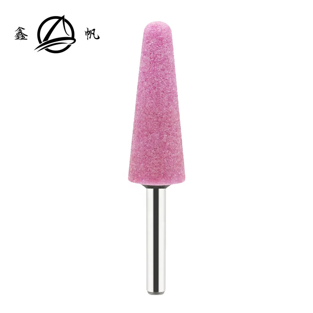 high quality  6mm stone 25x70mm mounted stone ceramic grinding wheel