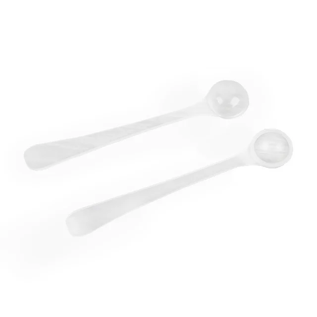 Plastic Measuring Spoon High Quality Transparent Medicine Plastic Spoons1g Plastic Spoon With Opp Bag
