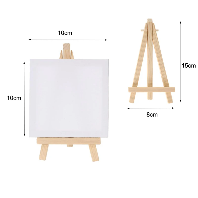 Easel with canvas frame drawing board for kids drawing easel board set