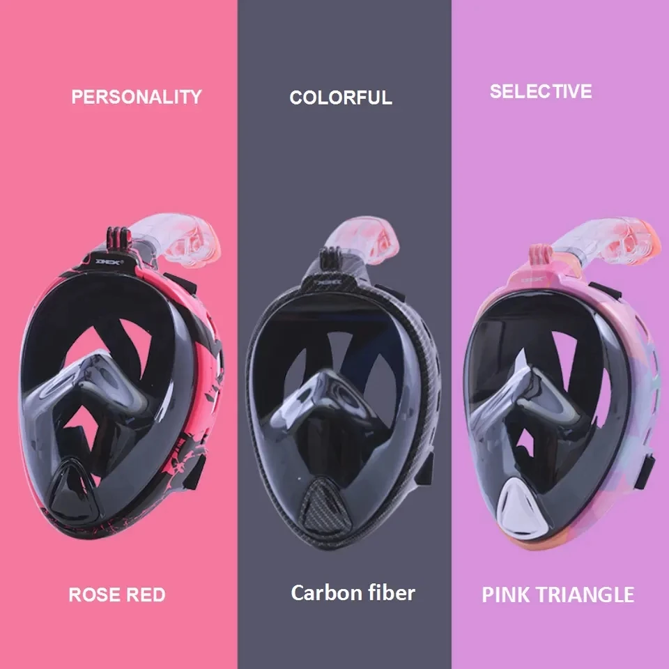 Diving mask full dry fog-proof swimming diving face mirror breathing mask diving mirror snorkeling full mask
