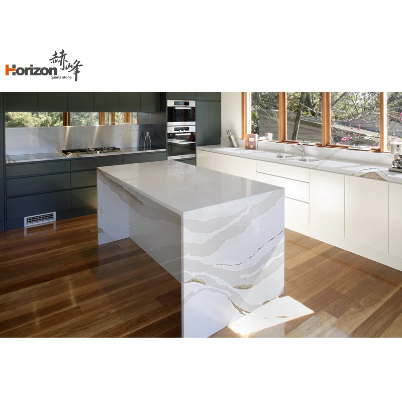 Artificial Quartz Stone Slabs For Kitchen Table Top Quartz Stone Sheet