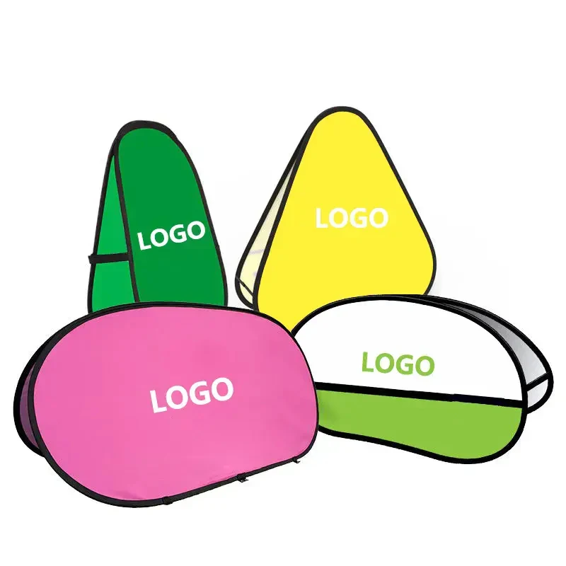 Custom Double Side Printing Any Size Logo Portable Pop Up Display Banner Shop With Carry Bag