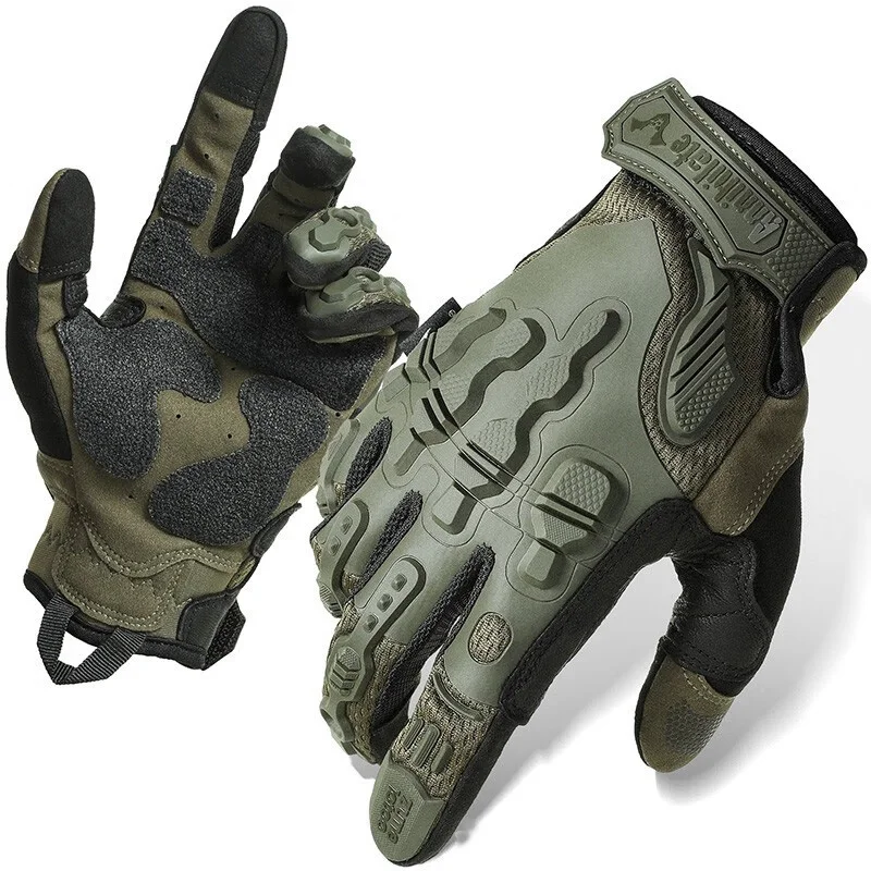 Zune Lotoo High Quality Full-Finger Tactical Gloves  Shooting Protective Safety Sports Gloves Breathable tactical equipment