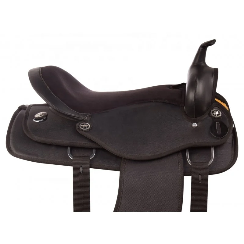 Top Quality Synthetic Western Saddle Ideal for Daily Ride Available with different seat sizes